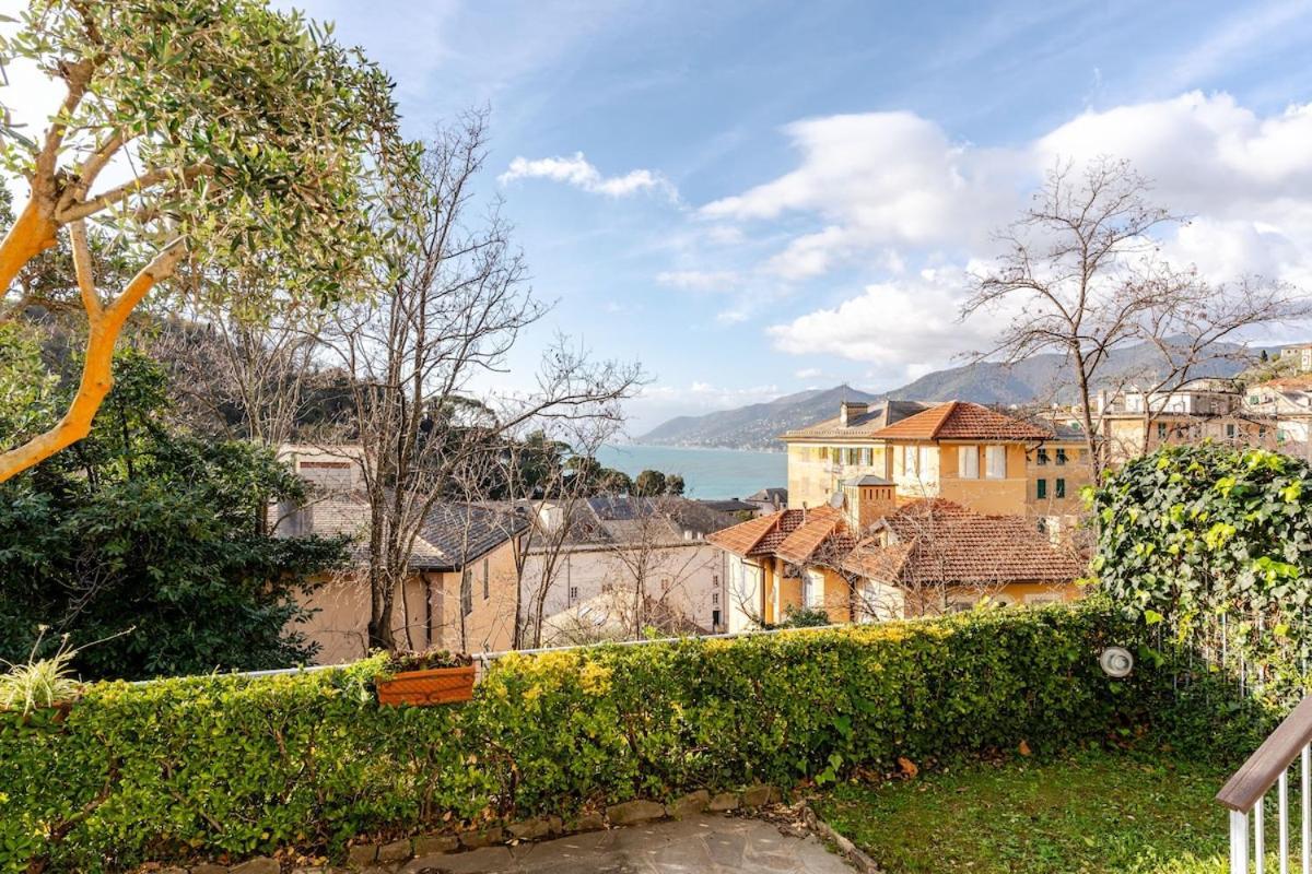 Sea View Apartment With Private Garden Camogli Ngoại thất bức ảnh